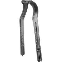 Produktbild von Premier Equine Anatomisch geformtes Reitkopfstück aus Silikon Schwarz für Vollblut/VB