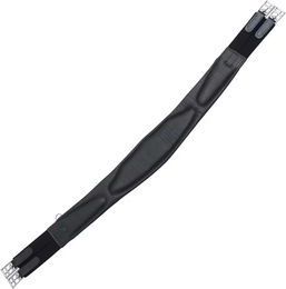 Premier Equine Anatomischer Sattelgurt Pandino aus Leder Schwarz 130 cm – Bild 1 von 3
