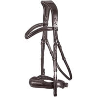 Produktbild von Premier Equine Anatomischer Trensenzaum aus Leder in Braun Größe XL