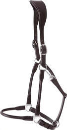 Produktbild von Premier Equine Anatomisches Lederhalfter Hennaroso Braun