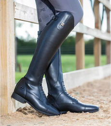 Produktbild von Premier Equine Anima Reitstiefel Damen aus Kunstleder Schwarz Größe 42 Regular