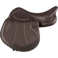 Produktbild von Premier Equine Antibes Springsattel für Pferde aus Kunstleder Braun 16,5 Zoll