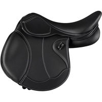 Produktbild von Premier Equine Antibes Springsattel für Pferde aus Kunstleder in Schwarz