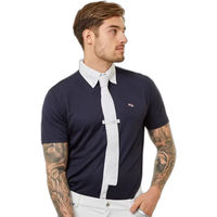 Produktbild von Premier Equine Antonio Turnier-Reithemd für Herren in Blau Grösse XL