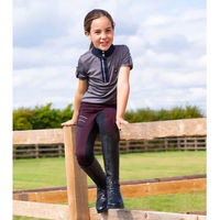 Produktbild von Premier Equine Astrid Reithose Legging Full Grip für Mädchen in Rot Größe 5/6 Jahre
