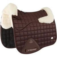 Produktbild von Premier Equine Atlantis CC Dressurmatte für Pferde aus Wolle und Satin in Braun Natur