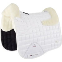 Produktbild von Premier Equine Atlantis CC Dressurmatte für Pferde aus Wolle und Satin in Weiß
