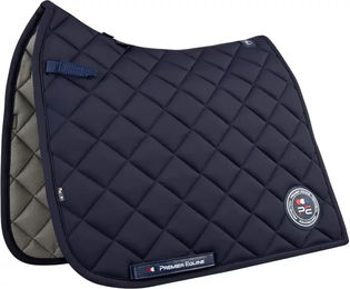 Produktbild von Premier Equine Atlas Close Contact Dressurschabracke für Vollblut in Blau
