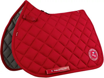 Produktbild von Premier Equine Atlas Close Contact Springschabracke für Vollblut in Rot aus Nylon