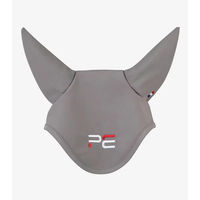 Produktbild von Premier Equine Atlas Fliegenhaube für Pferde Grau Transparent Größe L