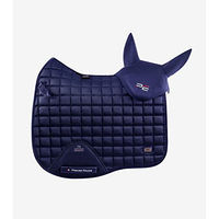 Produktbild von Premier Equine Atlas Fliegenhaube für Pferde in Blau