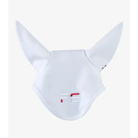 Produktbild von Premier Equine Atlas Fliegenhaube für Pferde Weiß Transparent Größe L