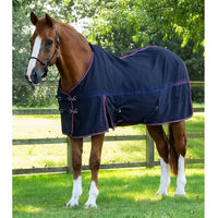 Produktbild von Premier Equine Barrasso Stallfleece Decke Blau 450 g - 450 g