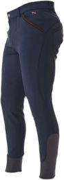 Produktbild von Premier Equine Barusso Reithose für Herren mit Mid Grip in Blau Größe 40
