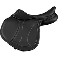 Produktbild von Premier Equine Bastia Springsattel für Pferde aus Kunstleder in Schwarz