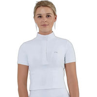 Produktbild von Premier Equine Bellisa Reithemd Turnier Damen Weiß Sommer Nylon Größe 44