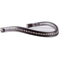 Produktbild von Premier Equine Bergamo Stirnband für Pferde mit Strass aus Leder