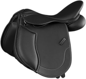 Produktbild von Premier Equine Biarritz Pony Decke aus Kunstleder in Schwarz