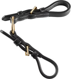 Premier Equine Bit Converter Gebissadapter aus Leder in Schwarz – Bild 1 von 1