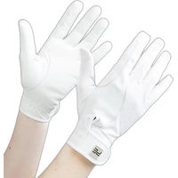 Produktbild von Premier Equine Bordoni Reitturnierhandschuhe aus Leder und Mesh in Weiß Unisex Größe L