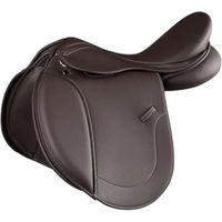 Produktbild von Premier Equine Bourges Springsattel für Pferde aus Kunstleder in Braun 16,5 Zoll