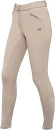 Produktbild von Premier Equine Brava Reithose für Mädchen mit Full Grip in Beige