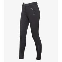 Produktbild von Premier Equine Brava Reithose mit Full Grip für Mädchen in Schwarz