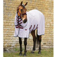 Produktbild von Premier Equine Bug Buster Fliegendecke für Pferde aus Polyester in Lila-Weiß