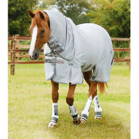 Produktbild von Premier Equine Bug Buster Insektschutzdecke für Ponys aus Polyester in Grau und Silber