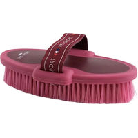 Produktbild von Premier Equine Bürste aus Kunststoff in Rot oder Rosa
