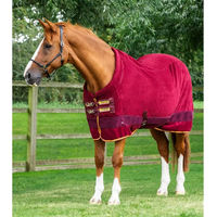 Produktbild von Premier Equine Buster Continental Trocknende Fleece Decke für Pferde Rot 175 cm