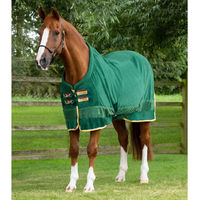 Produktbild von Premier Equine Buster Continental Trocknende Fleecedecke für Pferde Grün 168 cm