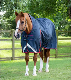 Premier Equine Buster Hardy wasserdichte Outdoor-Decke für Pferde in Blau – Bild 1 von 5