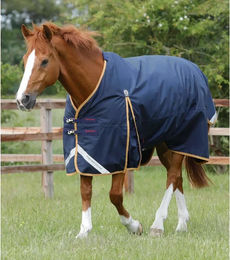 Premier Equine Buster Outdoor-Decke für Pferde wasserdicht Blau Marine 175 cm - 50 g – Bild 1 von 4