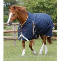 Produktbild von Premier Equine Buster Outdoor-Decke für Pferde wasserdicht Blau Marine 175 cm - 50 g