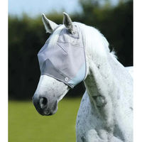 Produktbild von Premier Equine Buster Standard Fliegenmaske für Pferde aus Polyester in Grau oder Silber