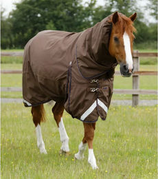 Produktbild von Premier Equine Buster Wasserdichte Outdoor-Decke für Pferde in Braun - 400 g