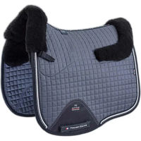 Produktbild von Premier Equine Capella CC Square Merinowoll Satteldecke für Pferde in Grau oder Schwarz