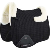 Produktbild von Premier Equine Capella CC Square Merinowoll Satteldecke für Pferde in Schwarz