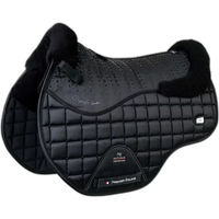 Produktbild von Premier Equine Capella CC Square Springschabracke aus Merinowolle in Schwarz
