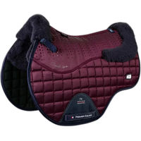 Produktbild von Premier Equine Capella Close Contact Merino Wolle Springteppich Square Weinrot/Navy