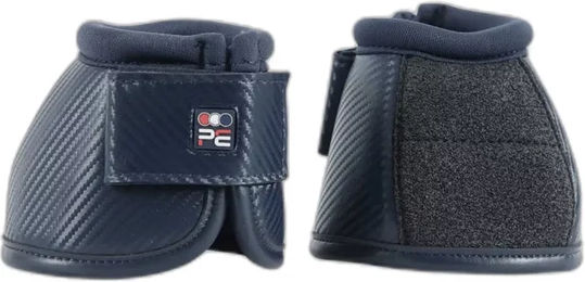 Premier Equine Carbon Tech Kevlar No-Turn Hufglocken Gamaschen aus Kunstleder Blau Größe S – Bild 1 von 4