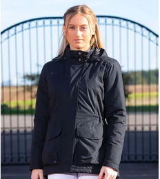 Produktbild von Premier Equine Cascata Regenjacke für Damen wasserdicht Schwarz