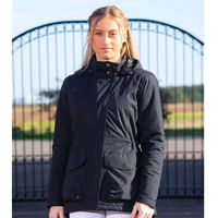 Produktbild von Premier Equine Cascata Regenjacke für Frauen Schwarz wasserdicht