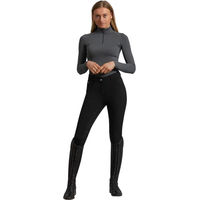Produktbild von Premier Equine Cassa Full Grip Gel-Reithose Damen Schwarz Größe 34 mit Silikonbeschichtung