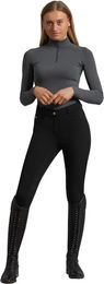 Produktbild von Premier Equine Cassa Full Grip Gel-Reithose Damen Schwarz Größe 36 mit Silikon-Grip
