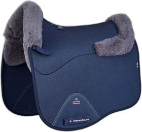 Produktbild von Premier Equine CC Air-Tech Square Dressurmatte für Pferde aus Merinowolle in Blau
