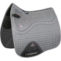 Produktbild von Premier Equine Close Contact Tech Grip Pro Dressurmatte für Pferde quadratisch rutschfest grau