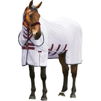 Produktbild von Premier Equine Combo Bug Buster Fliegendecke für Pferde in Lila Weiß