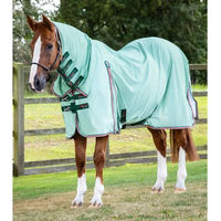 Produktbild von Premier Equine Combo Fliegendecke für Pferde in Grün